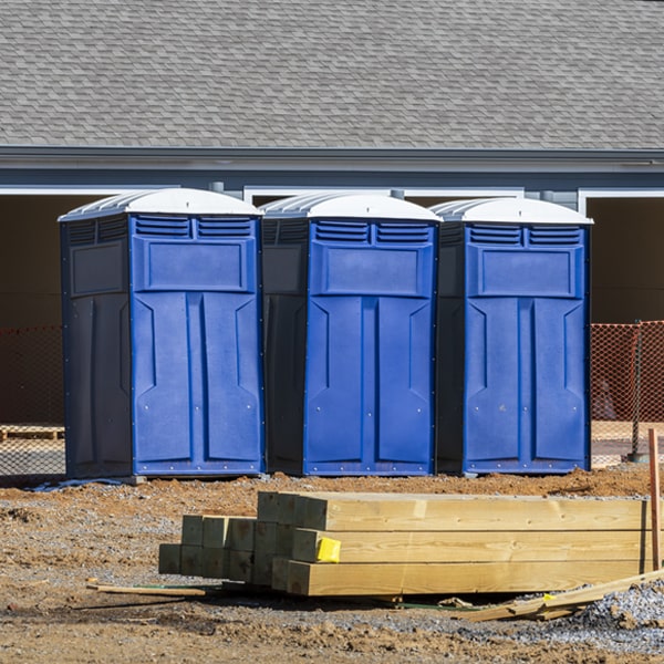 how often are the porta potties cleaned and serviced during a rental period in Argyle Missouri